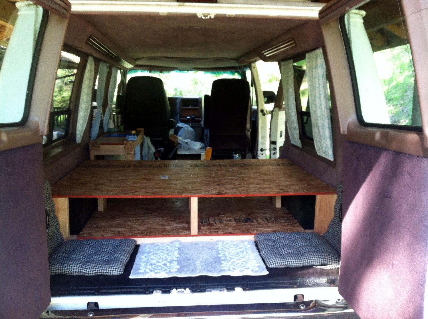 Campervan Wooden Bed Frame