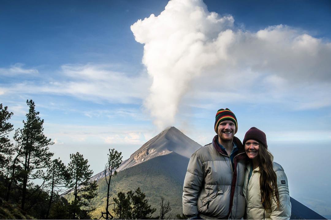 Viewing Volcan Fuego in Guatemala