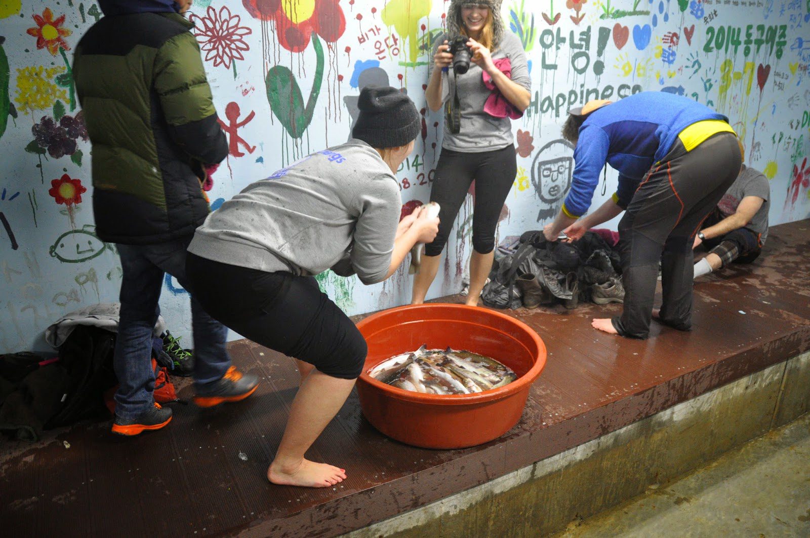 Adventure Korea Caving and Hand Fishing
