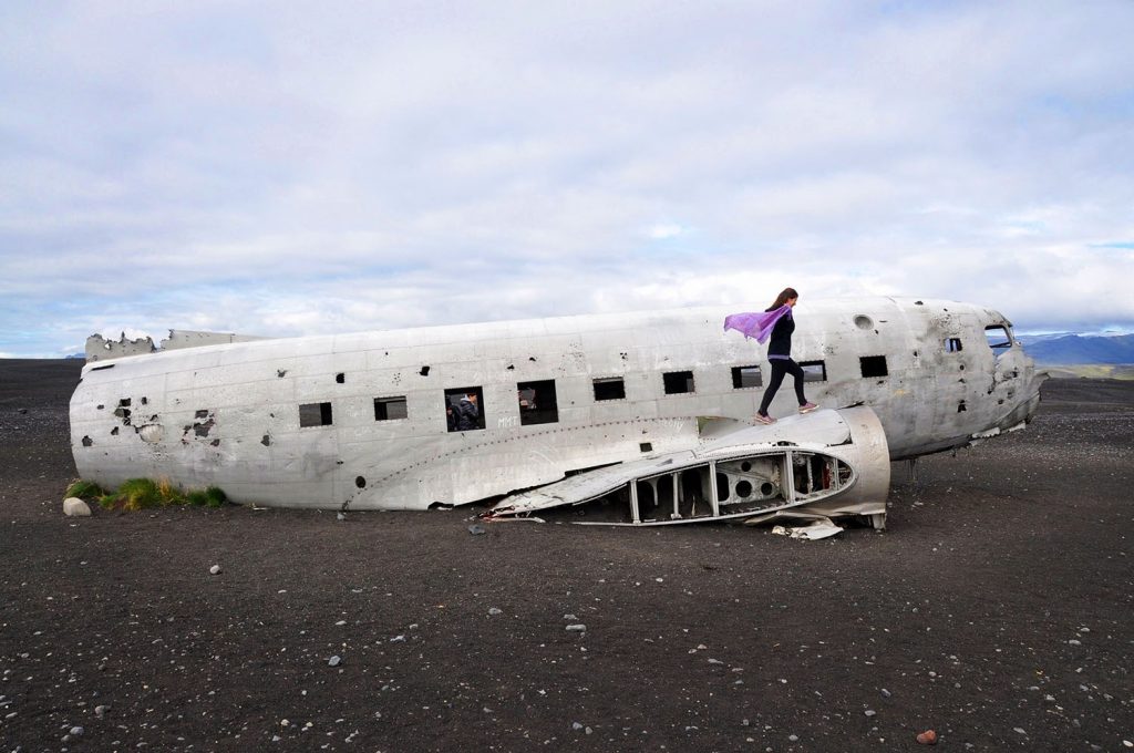 Airplane+wreck+Iceland