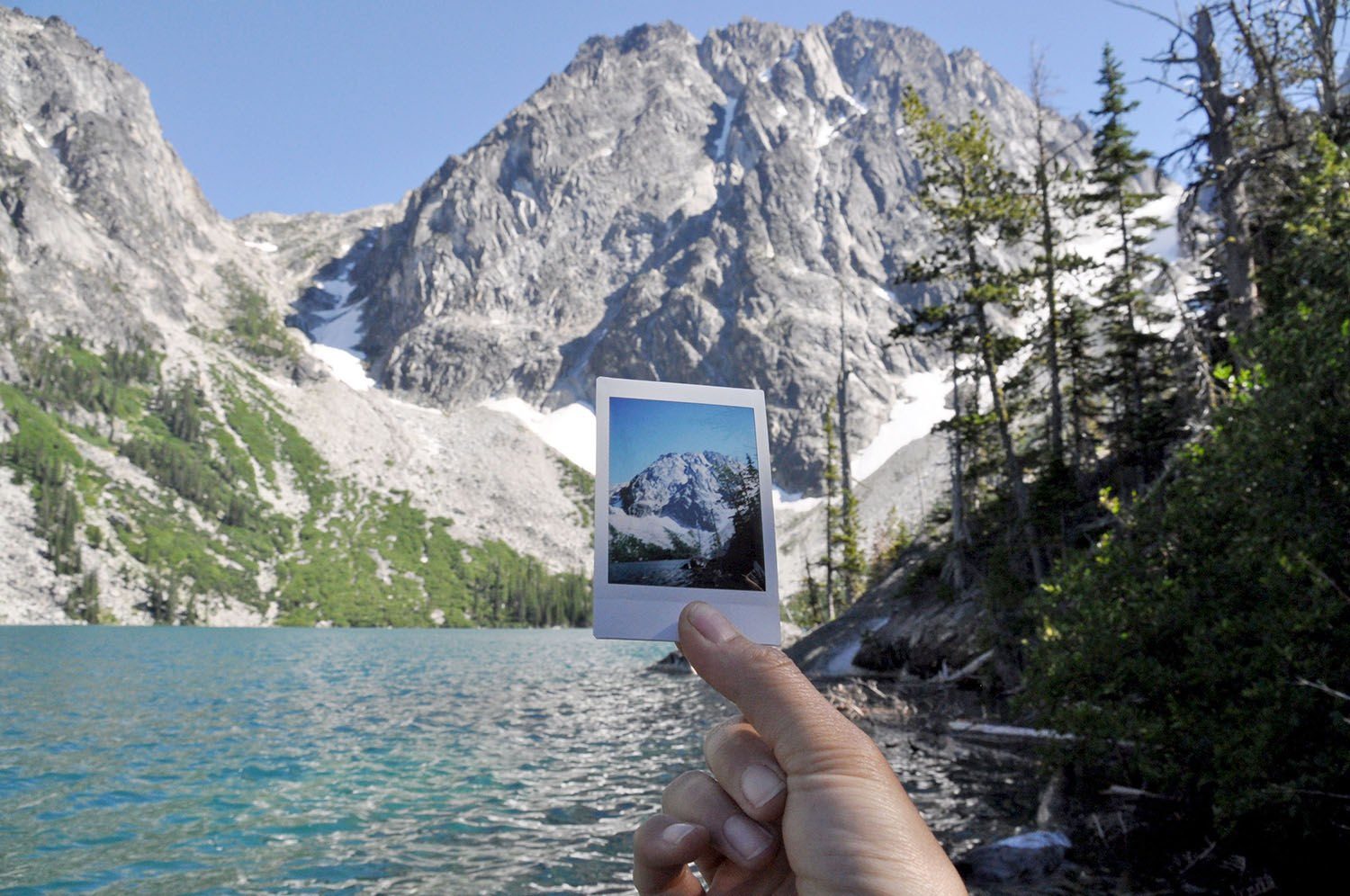 Colchuck Lake polaroid