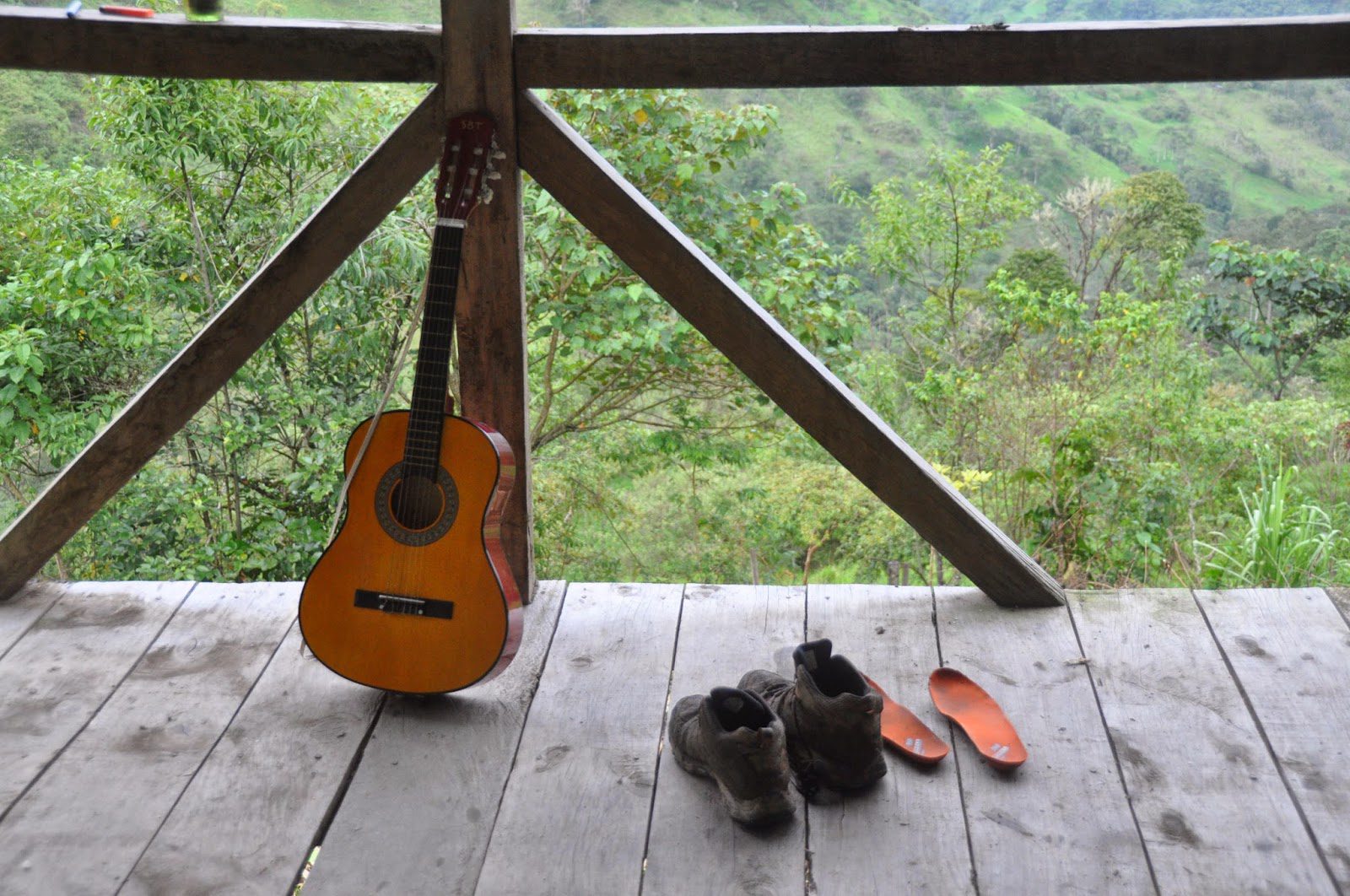 Guitar Finca Verde Farm Ecuador