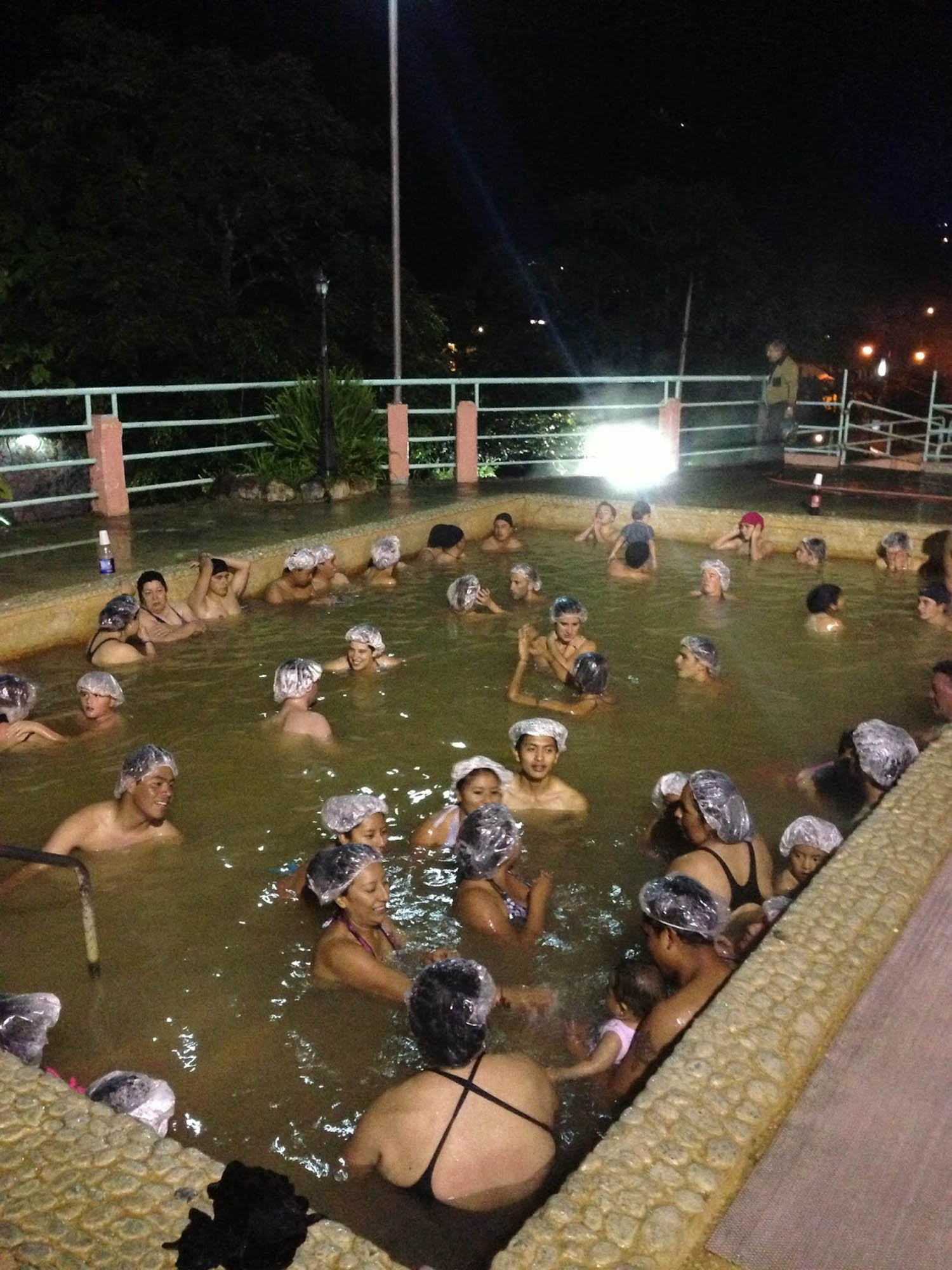 Hot Springs Banos Ecuador