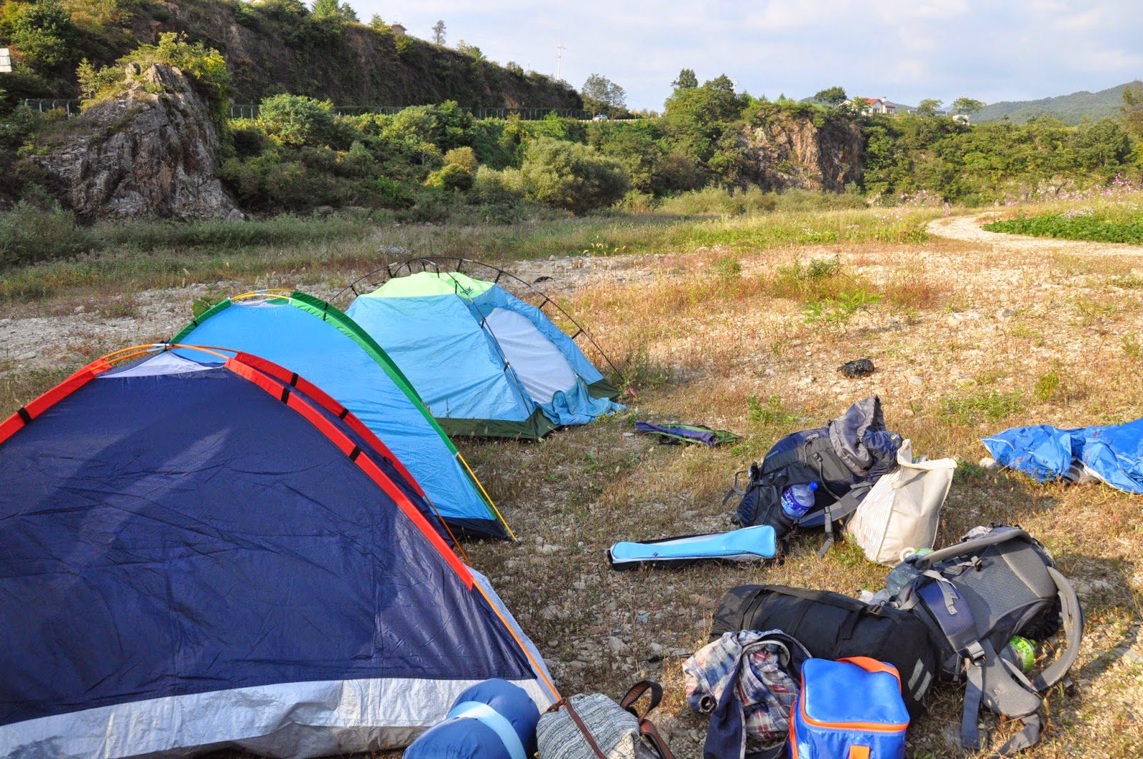 Juwangsan National Park Camping Korea