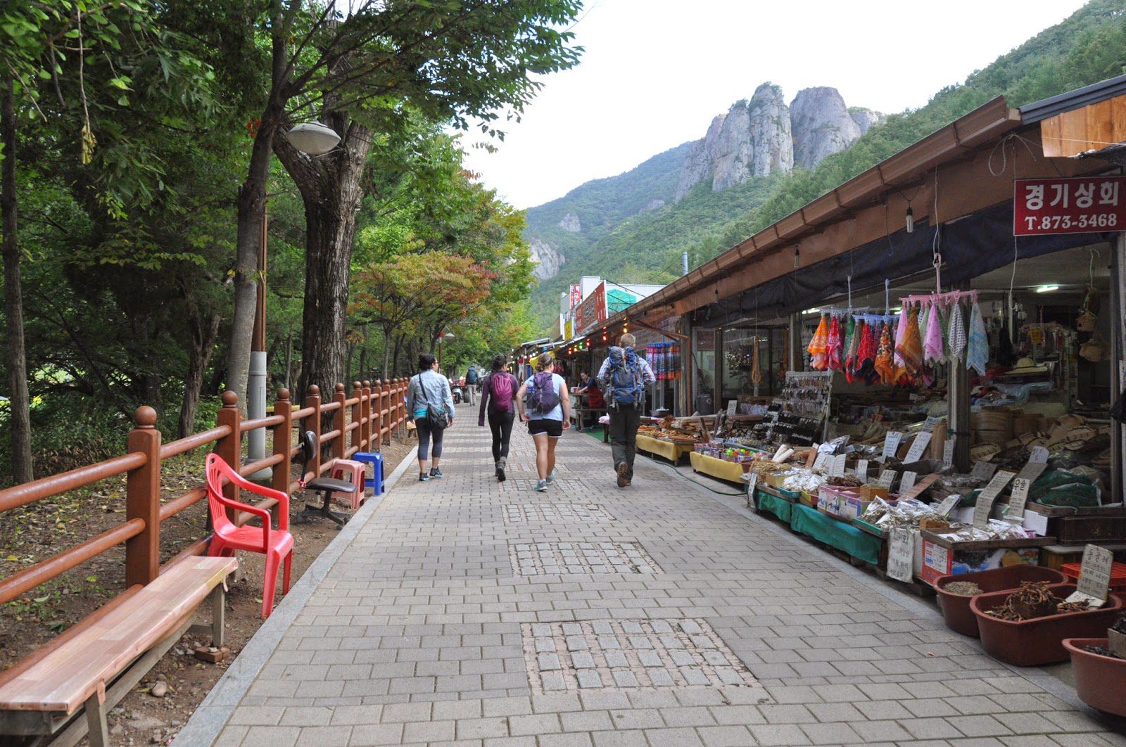 Juwangsan National Park Camping Korea