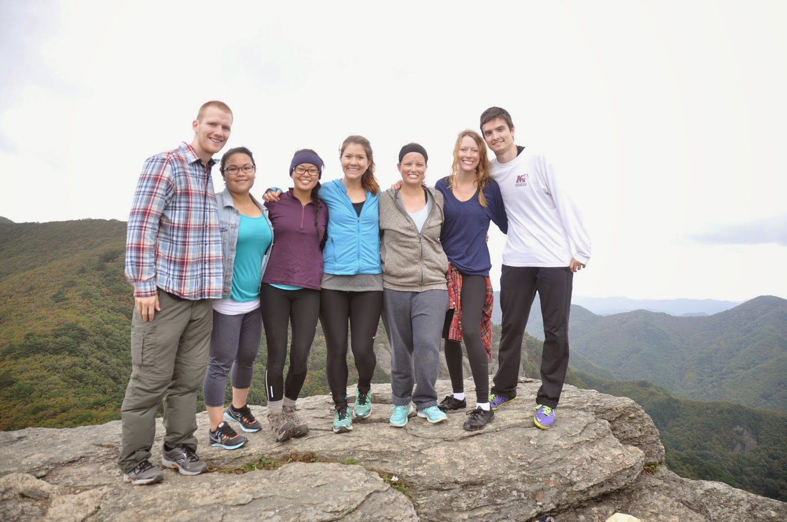 Group shot at the summit