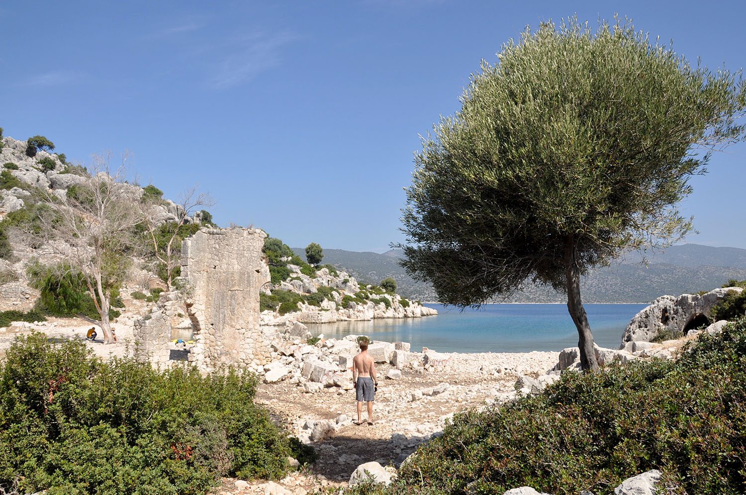 Turkey is full of ruins. Even on the beaches!