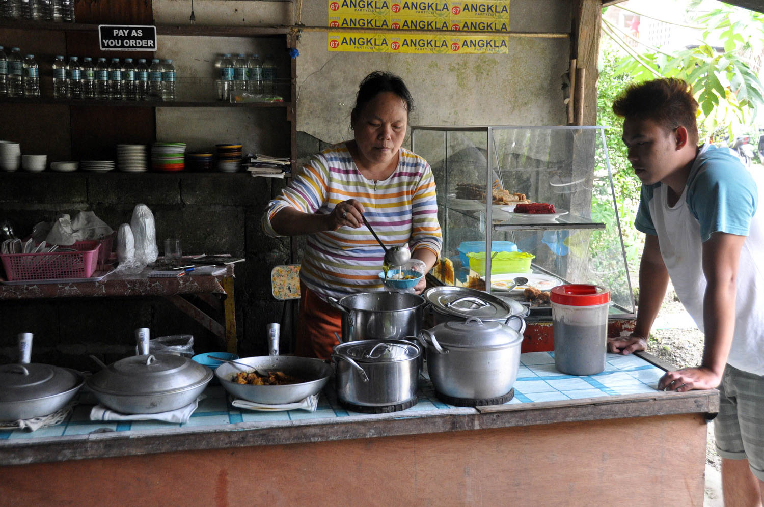 Small local restaurant we stopped at along the way for lunch.