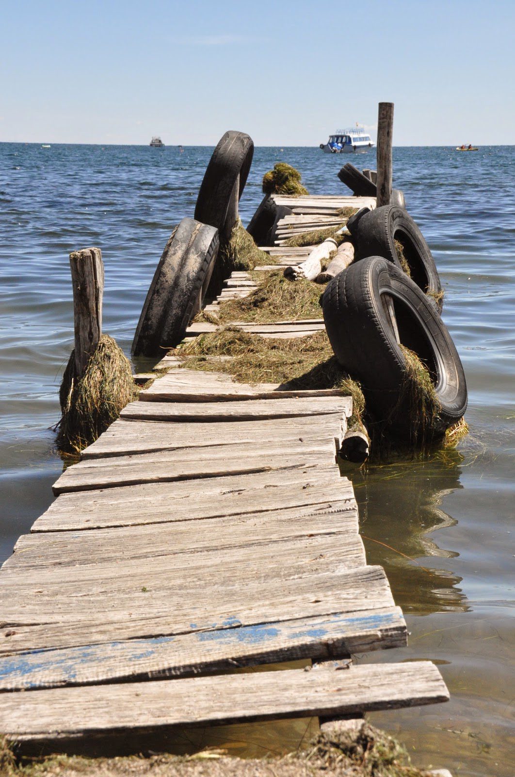 Rustic Dock Lake Titicaca