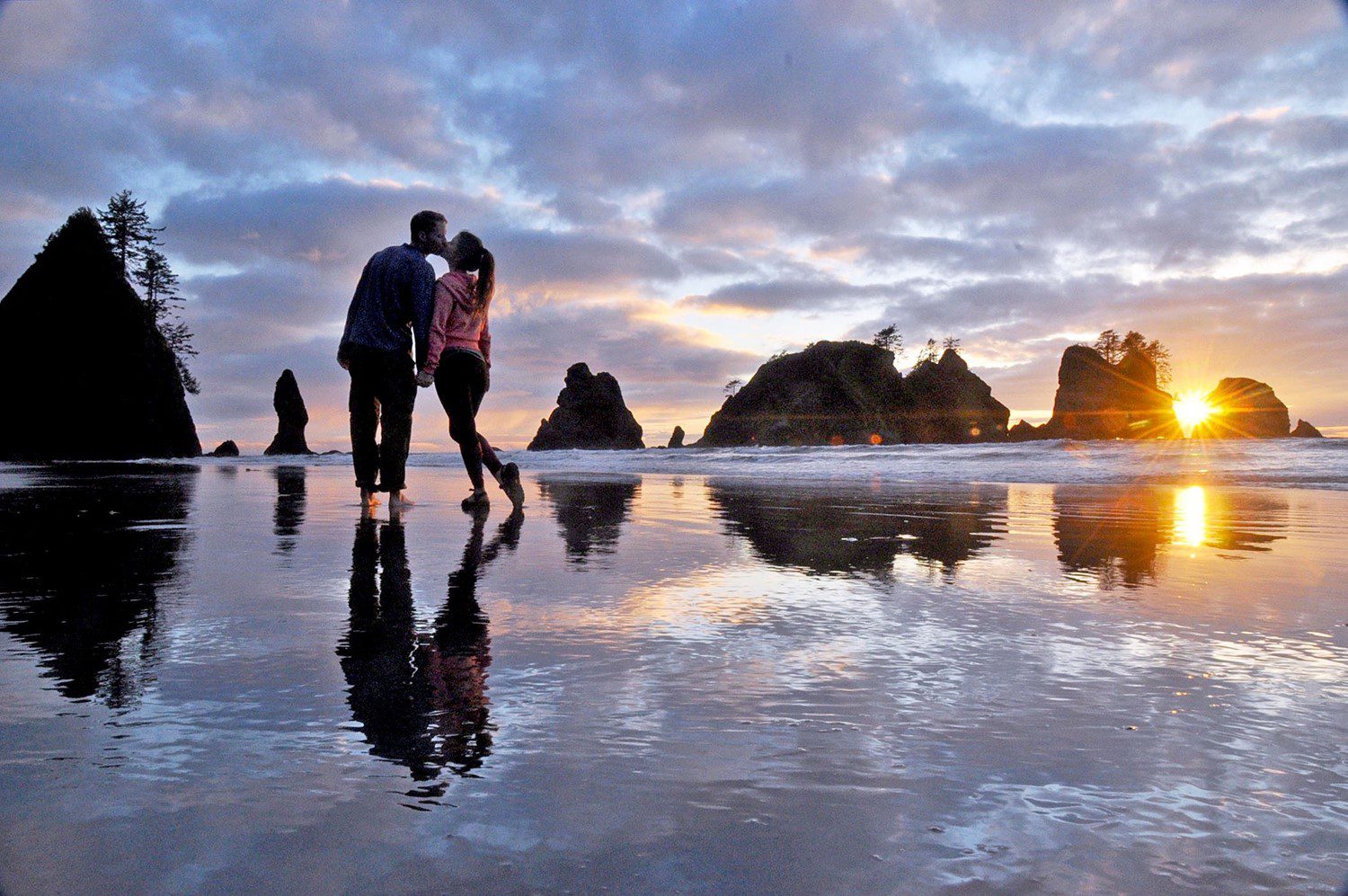 Shi Shi Beach sunset