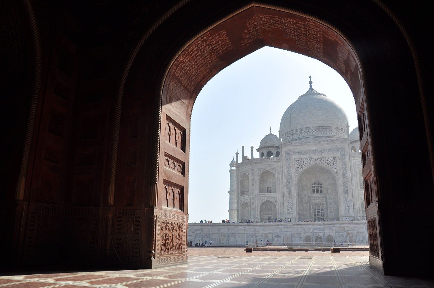 Taj Mahal unique perspective