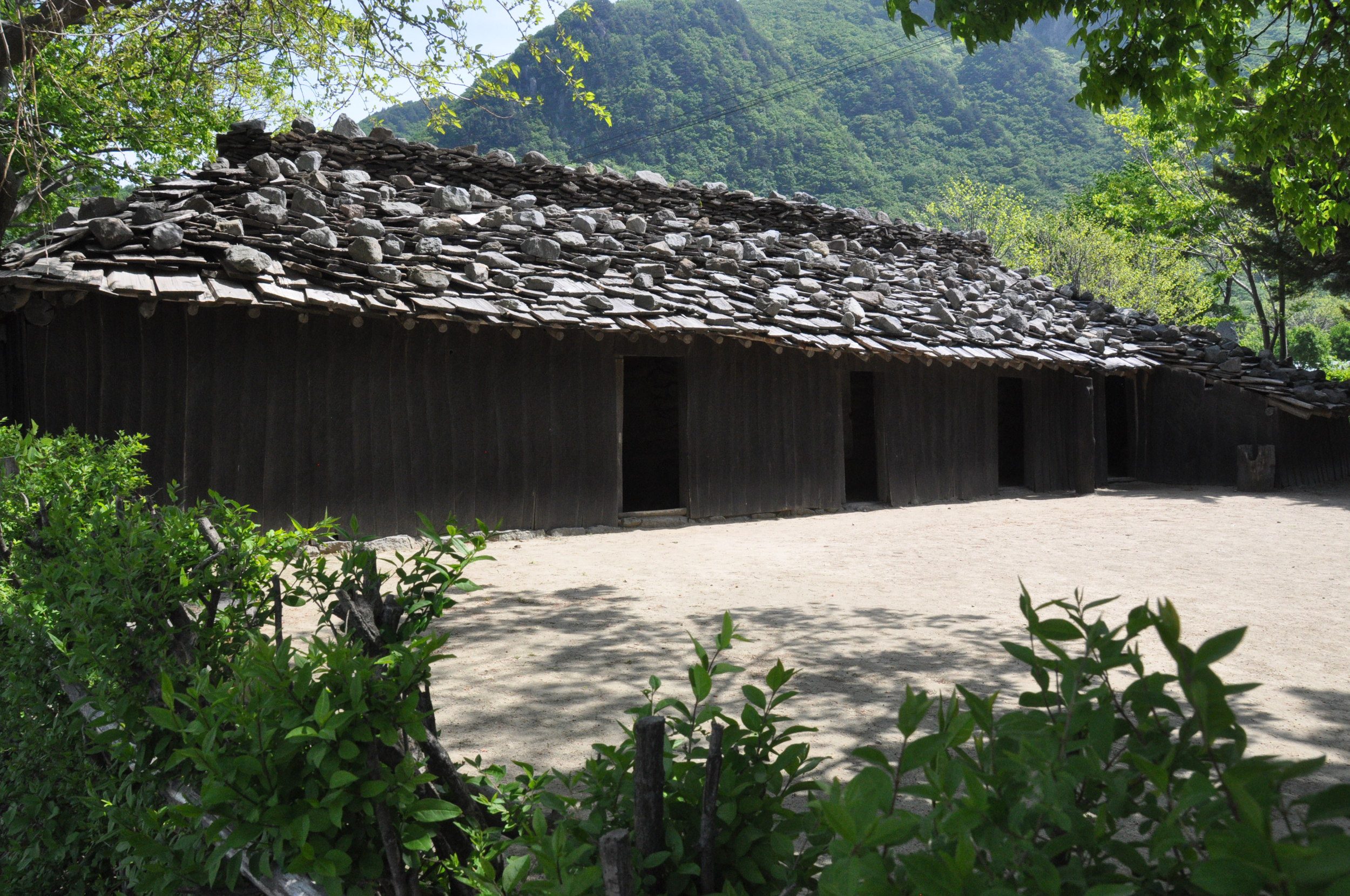 Ulleungdo Island Korea Traditional Straw House