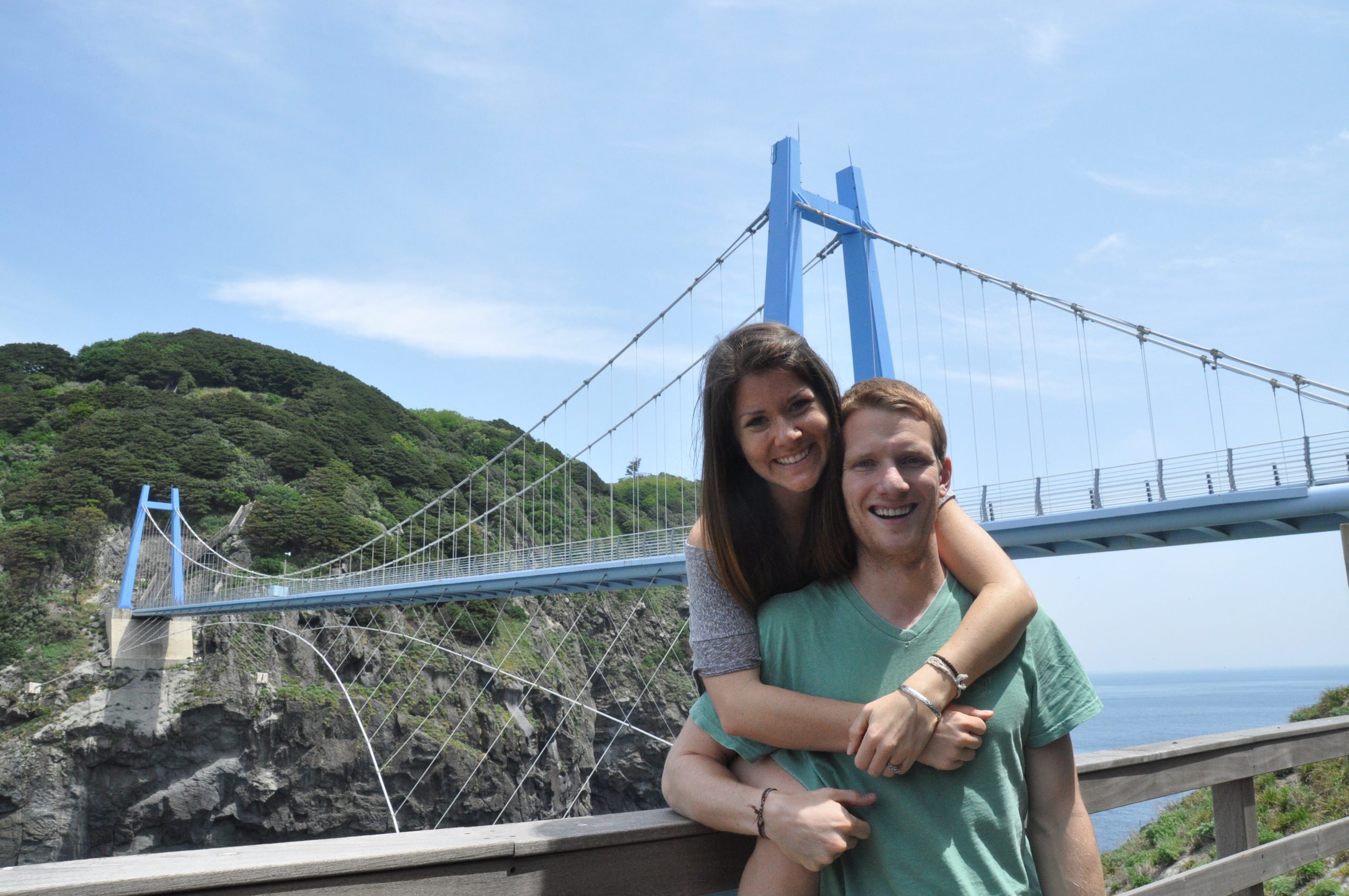 Ulleungdo Island Korea 연도교 Yeon doh Gyeo Blue Bridge