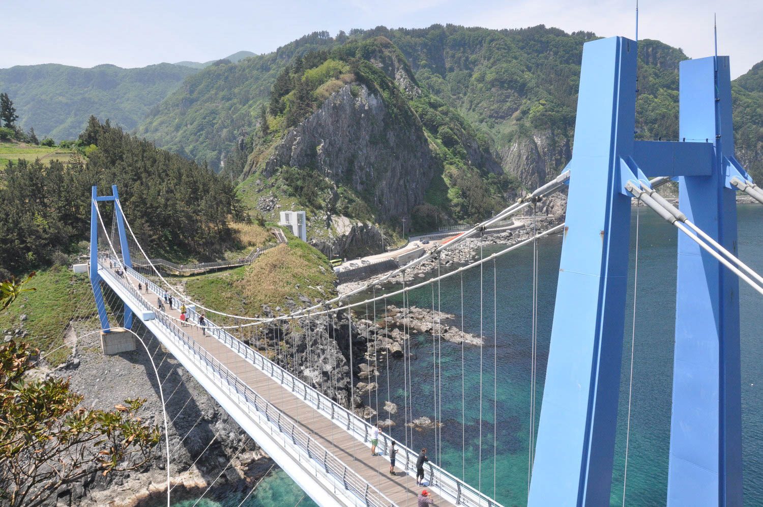 Ulleungdo Island Korea 연도교 Yeon doh Gyeo Blue Bridge