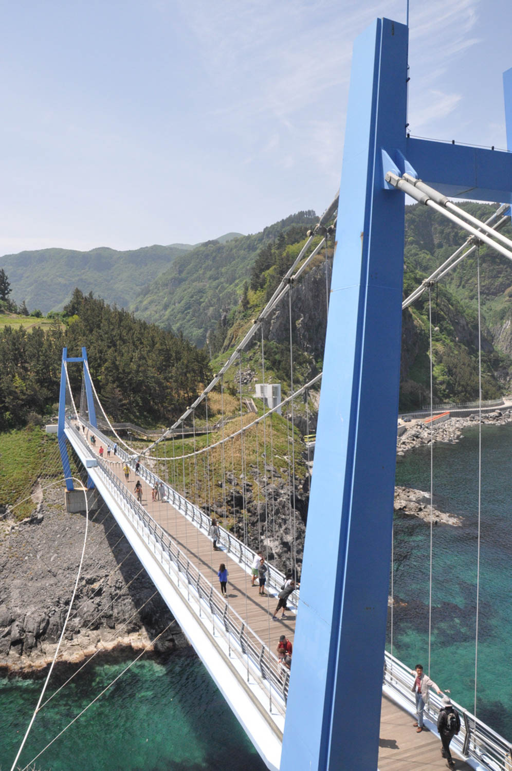 Ulleungdo Island Korea 연도교 Yeon doh Gyeo Blue Bridge