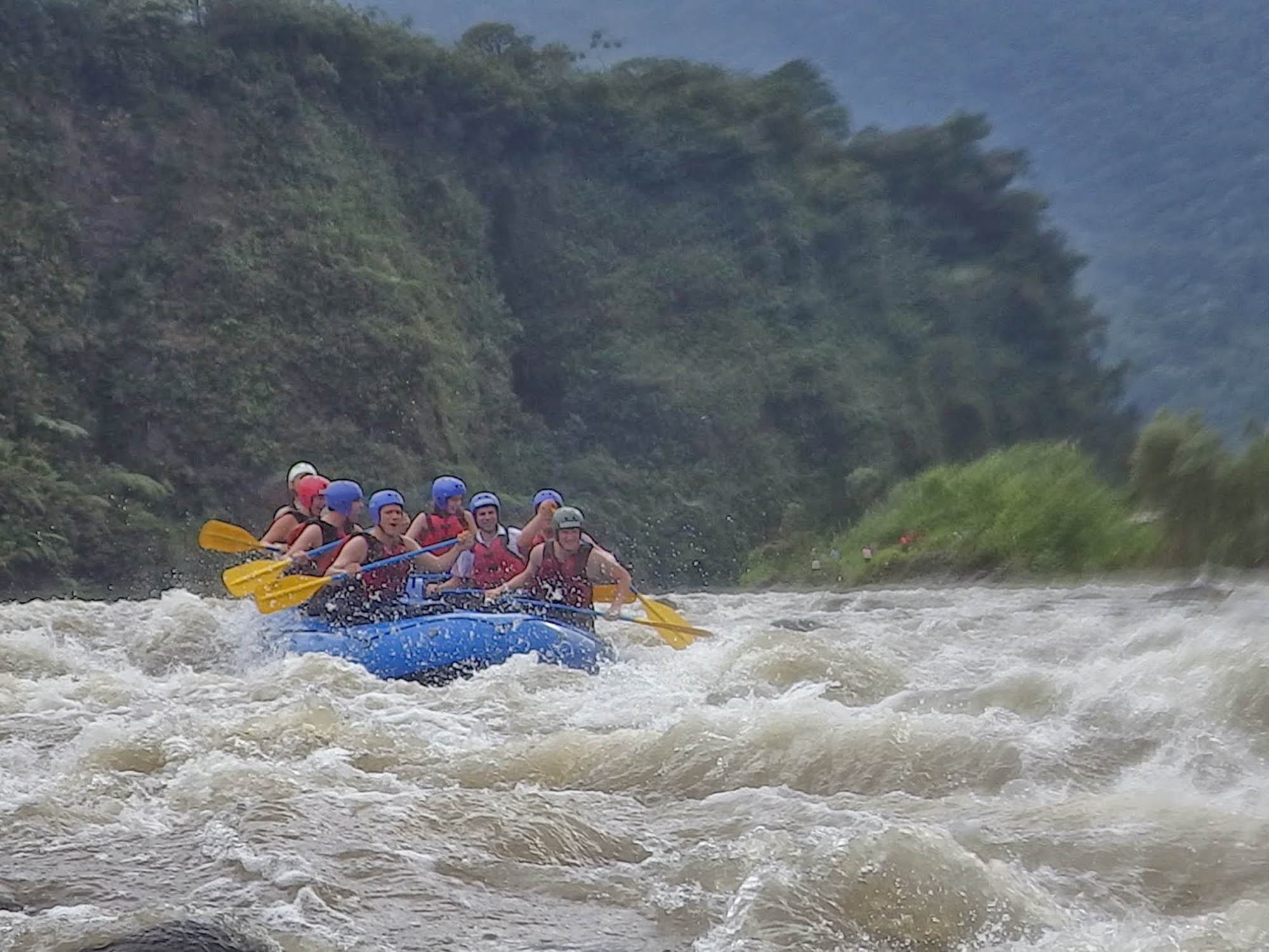 Whitewater Rafting Banos Ecuador