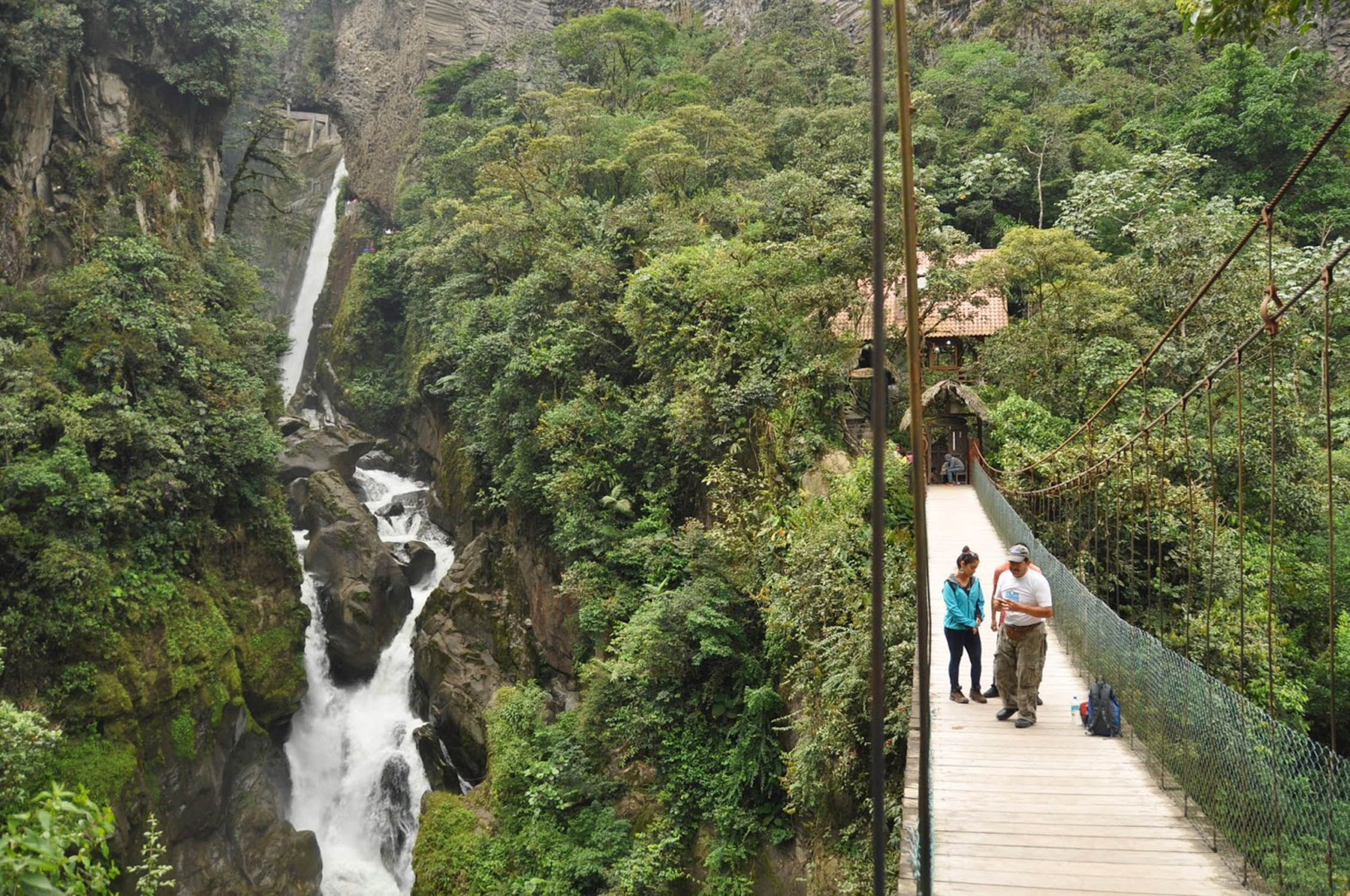 Routa de las Cascadas Banos Ecuador