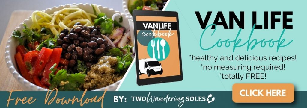 Vanlife Cookbook | Two Wandering Soles