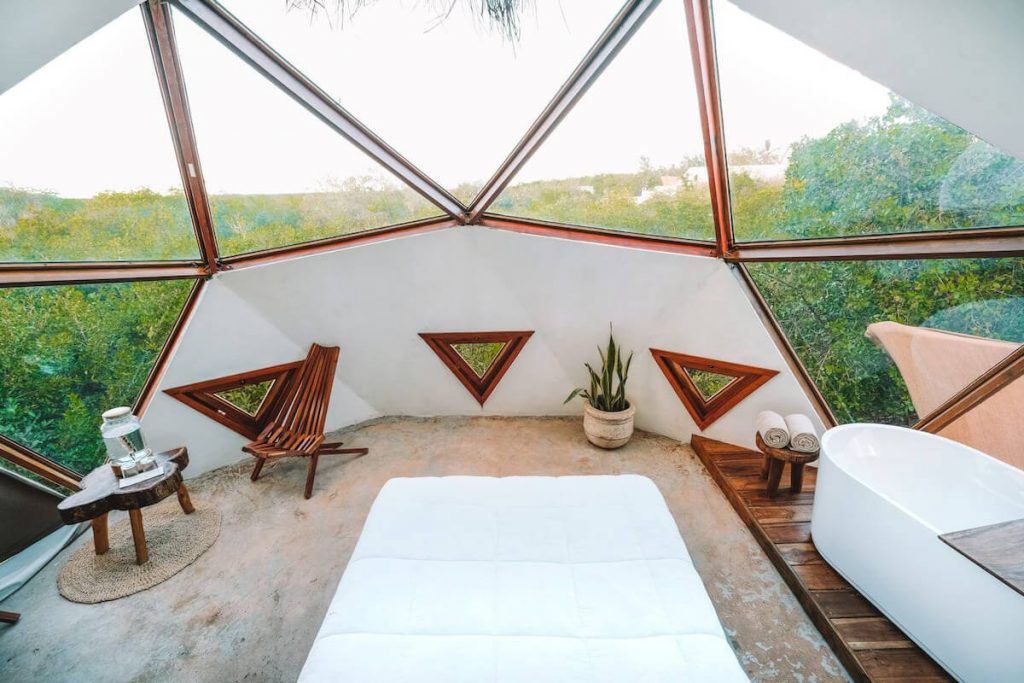 Airbnbs in Mexico | Geodesic Dome in Tulum
