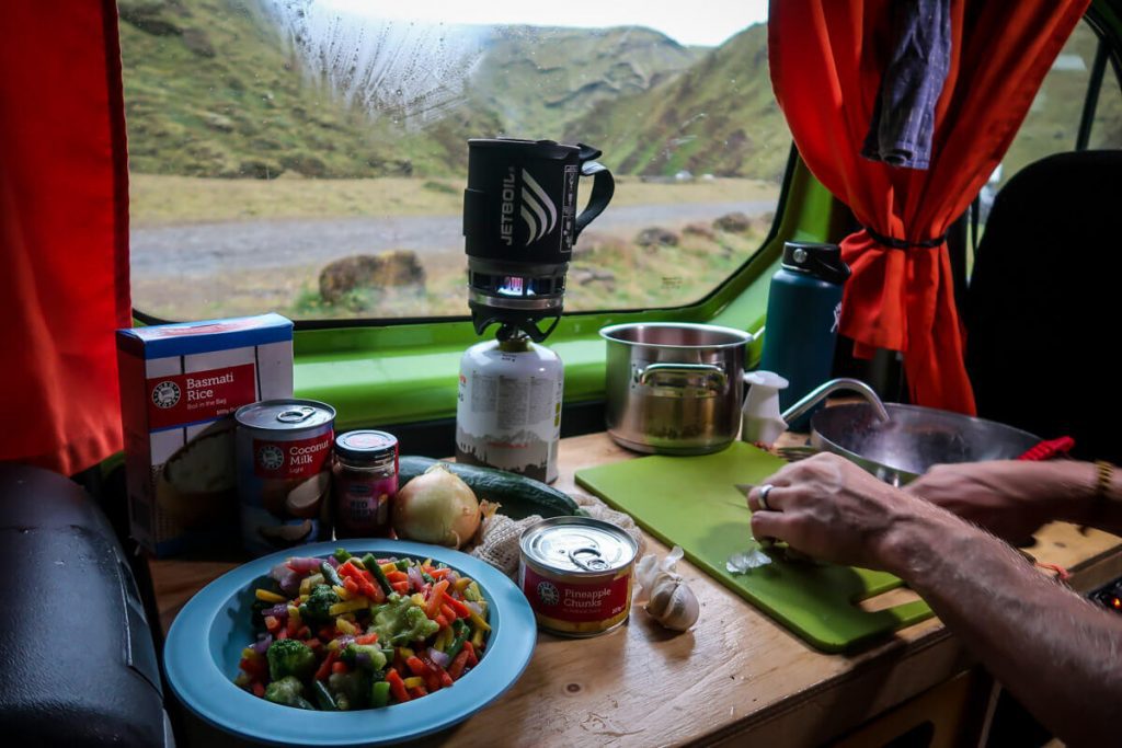 Groceries in Iceland | Cooking in a Campervan