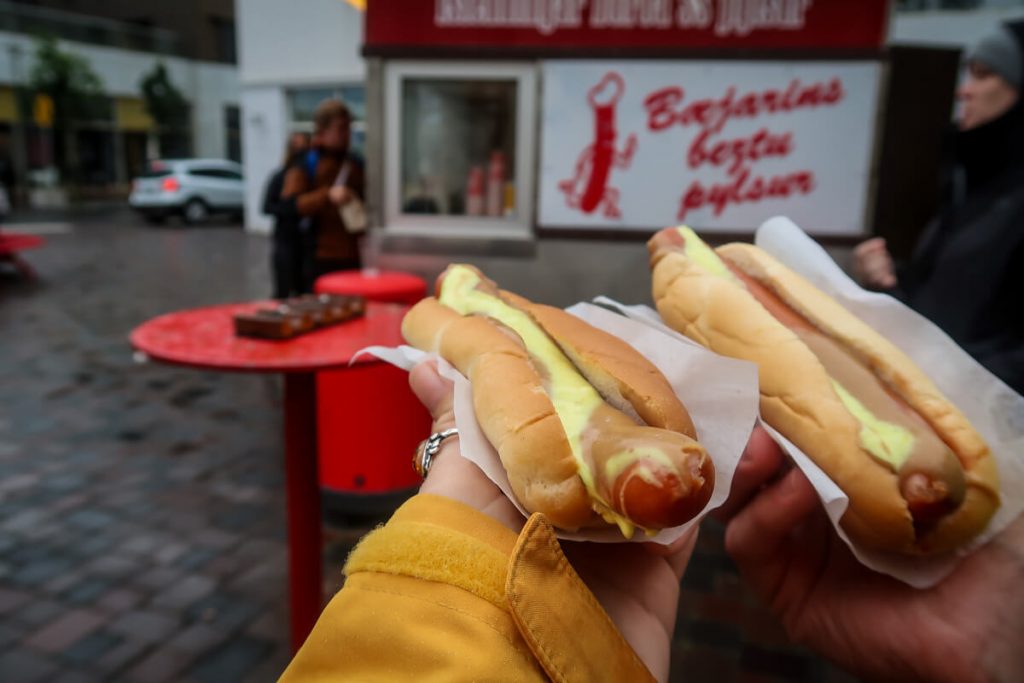 Icelandic hot dog