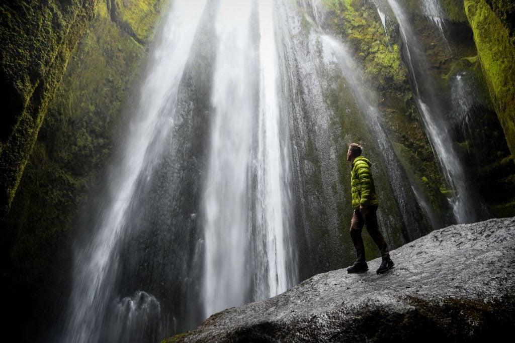 Gljúfrabúi waterfall