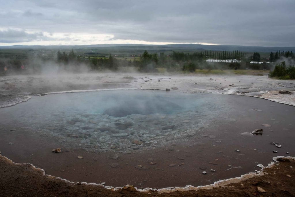 Geysir on the Golden Circle Iceland