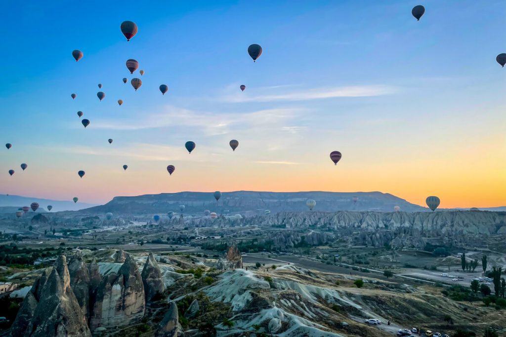 Sunrise Point Balloons over Göreme, Cappadocia