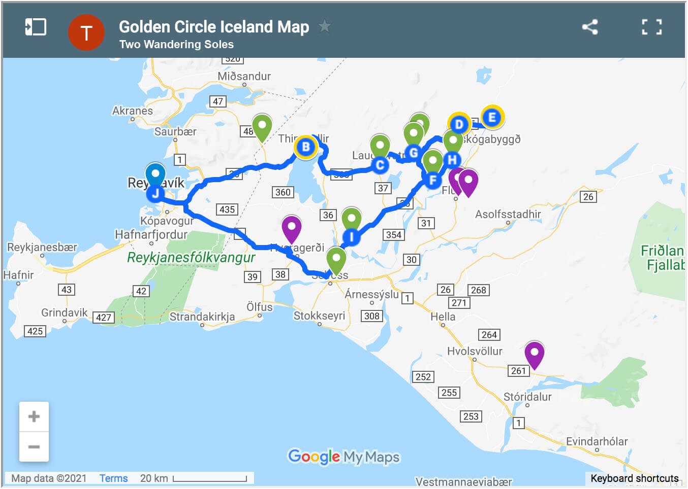 Golden Circle Iceland The Ultimate Guide Two Wandering Soles