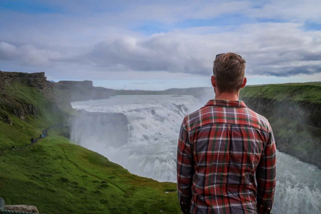 Visiting Gullfoss Falls Iceland