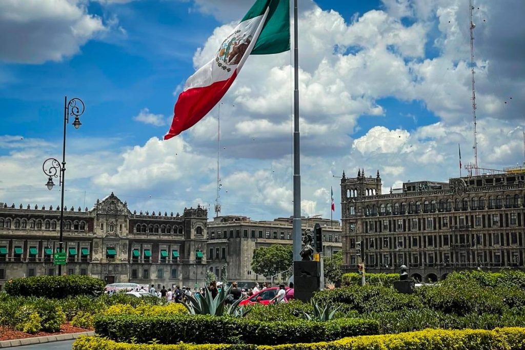 The Zocalo Mexico City (Plaza de la Constitución)