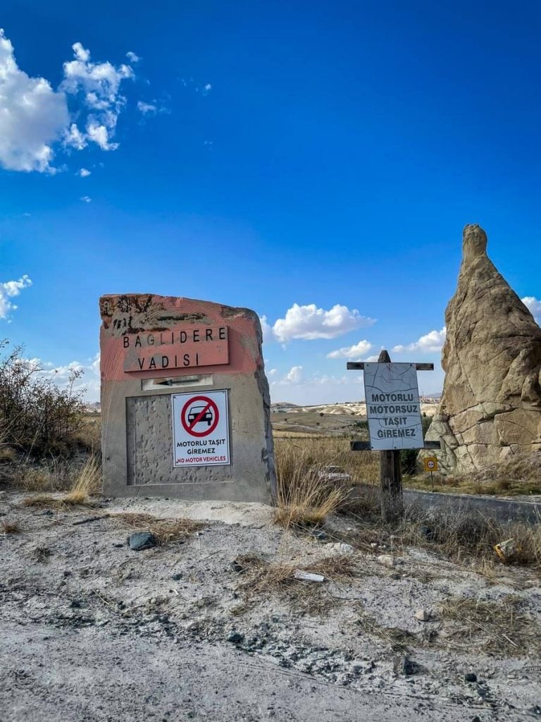 Entrance to Love Valley Cappadocia, Turkey