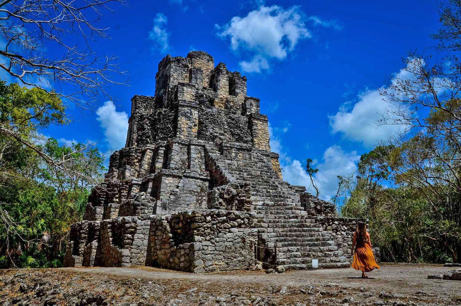 Muyil Ruins Castillo Mexico