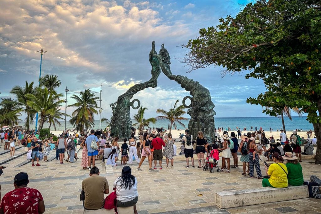 Parque Fundadores Playa del Carmen Mexico