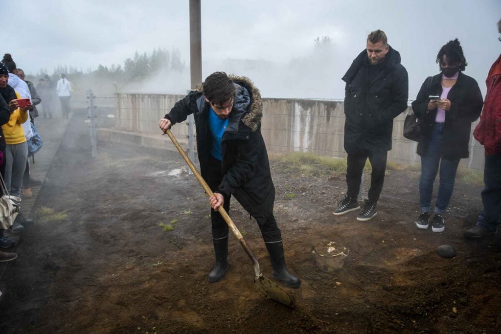 Geothermal Rye Bread in Iceland