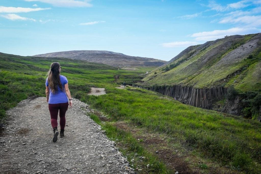 Stuðlagil Canyon Hike in Iceland