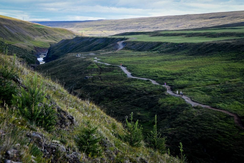 Stuðlagil Canyon viewpoint