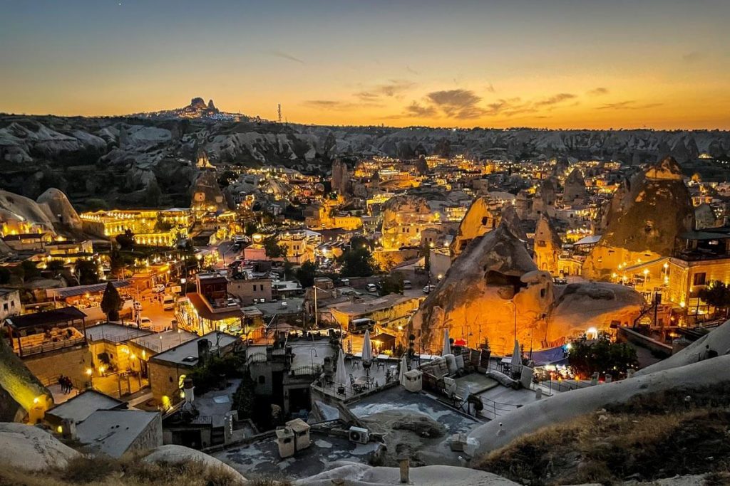 Goreme, Cappadocia at night