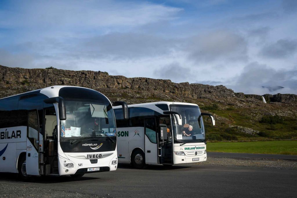 Golden Circle Iceland Tour Buses