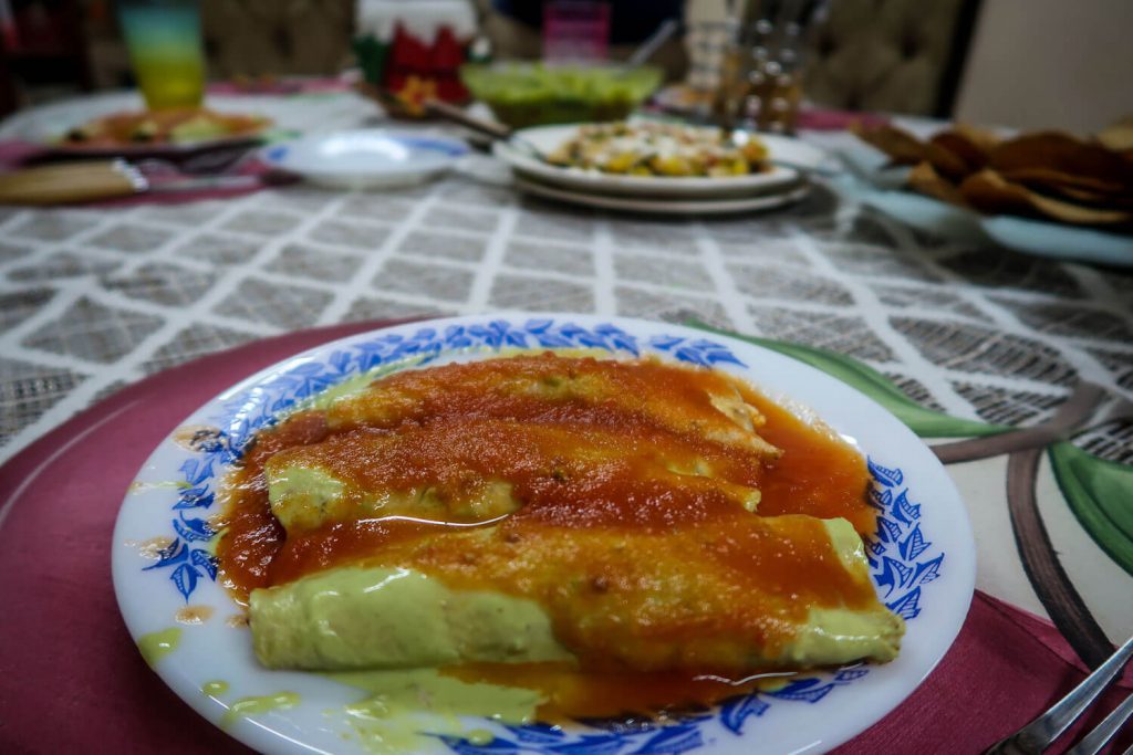 Food in Mexico | Enchiladas