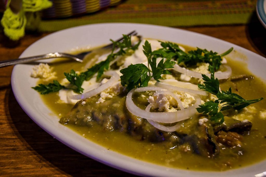 Food in Mexico | Green mole