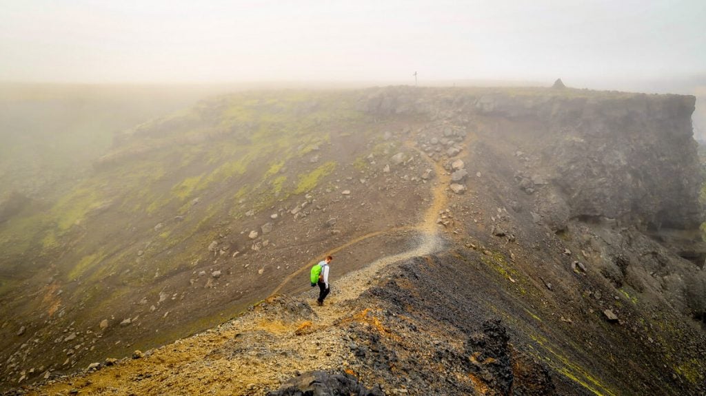 Fimmvörðuháls Hike Cat Spine Ridge