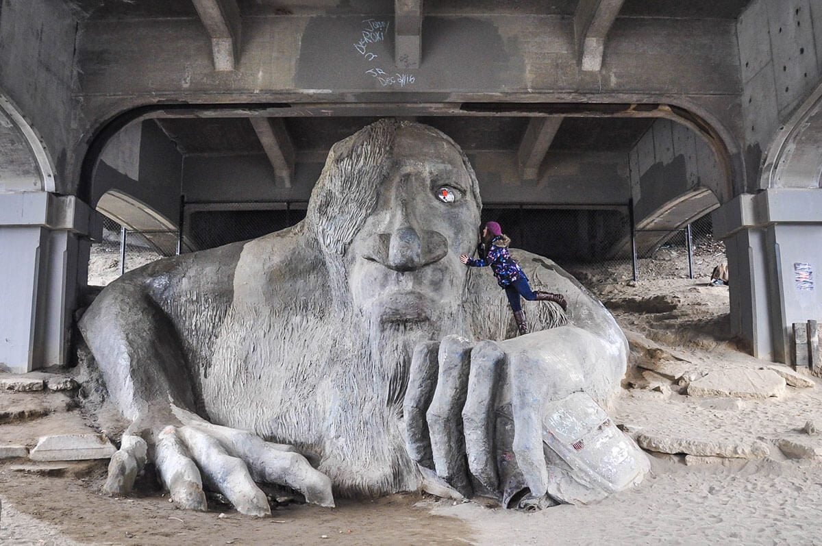 Fremont Troll in Seattle