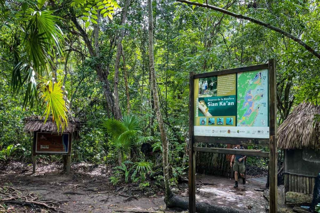 Sian Ka'an Bio Reserve Muyil Entrance