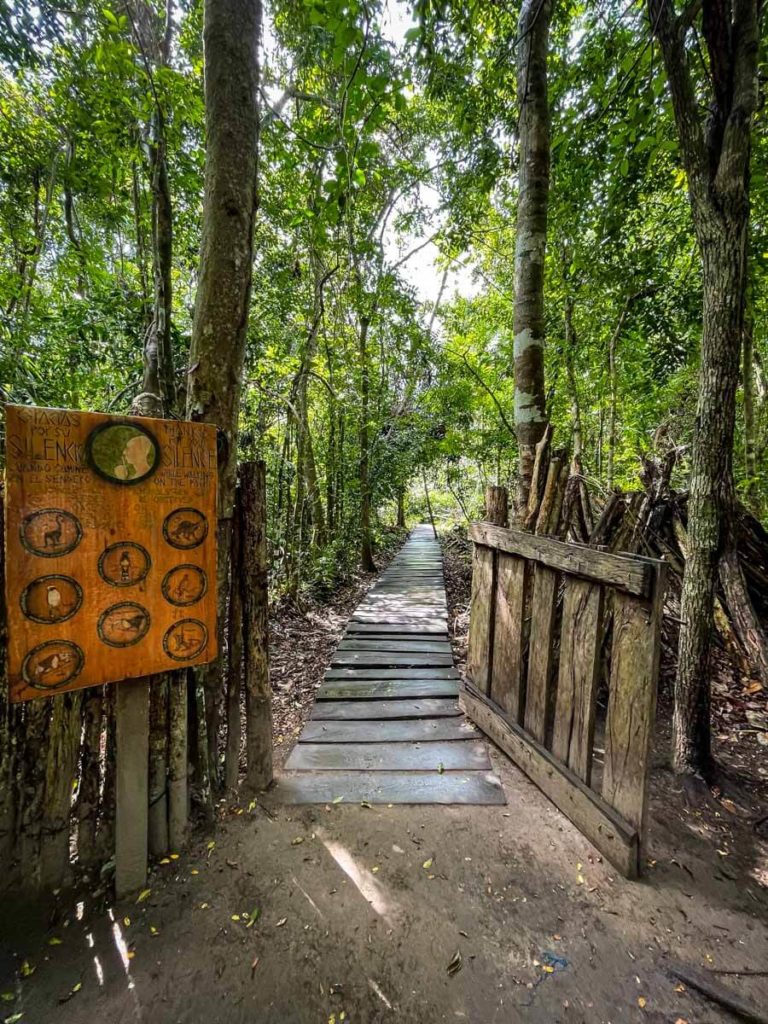 Sian Ka'an Bio Reserve Entrance in Muyil Ruins