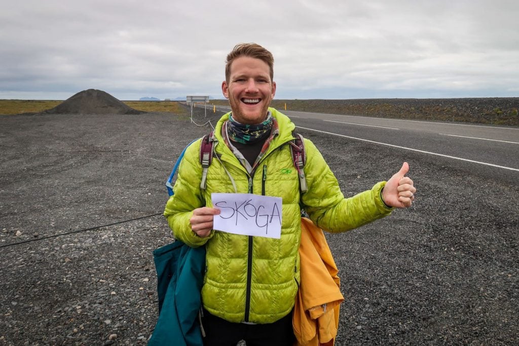 Hitchhiking in Iceland