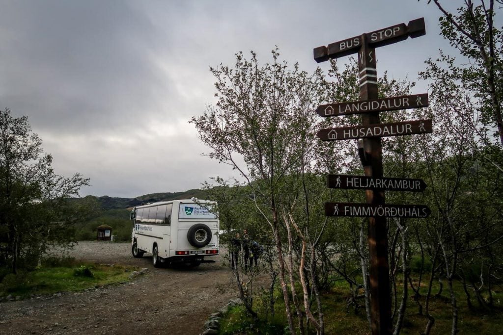 Fimmvörðuháls Hike Highland Bus