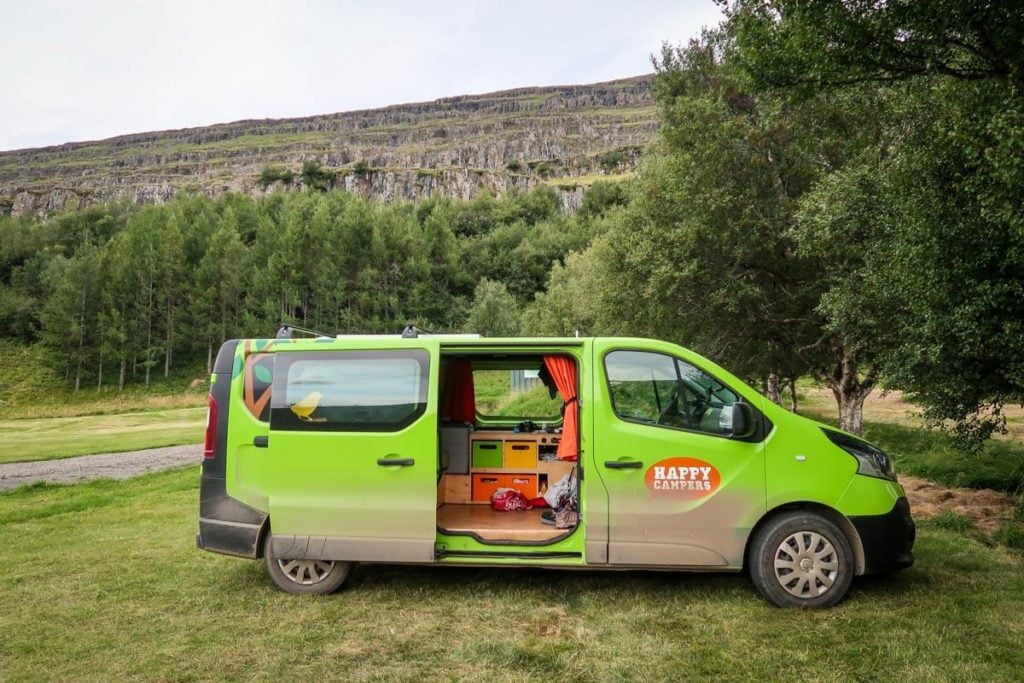 campsite in Iceland