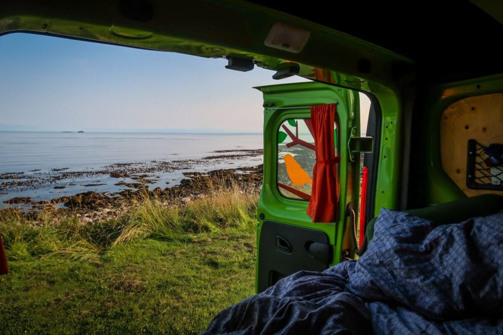 campsite in Iceland