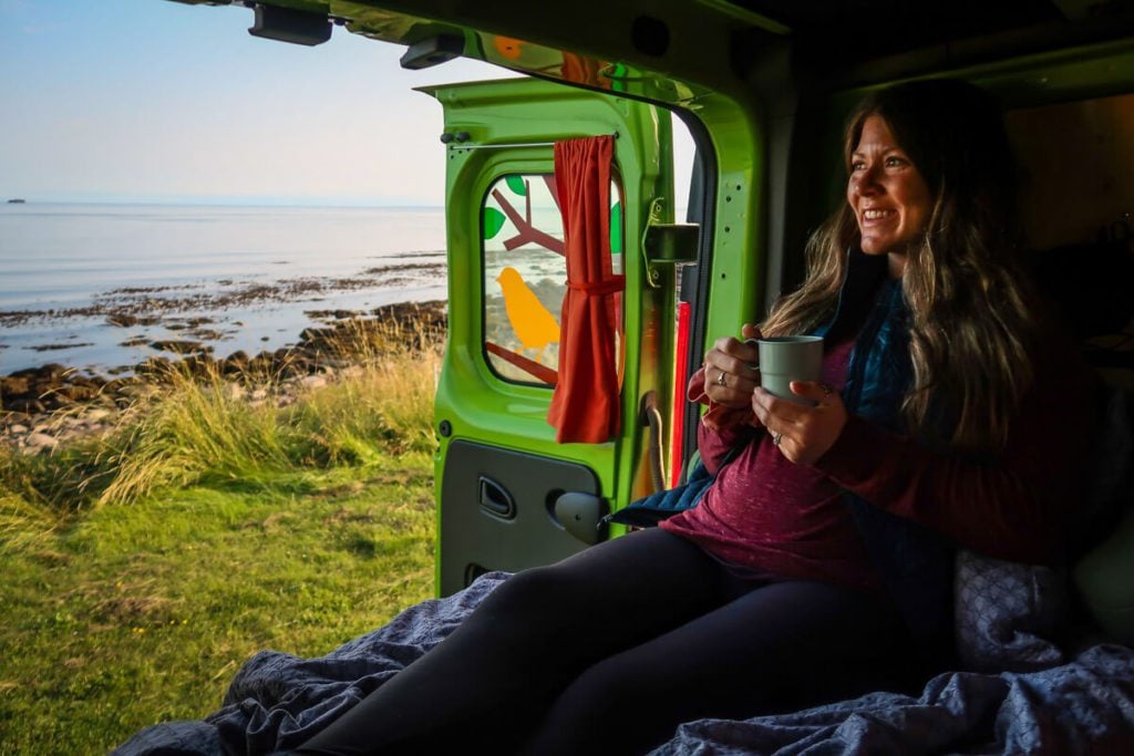 Campervan camping in Iceland